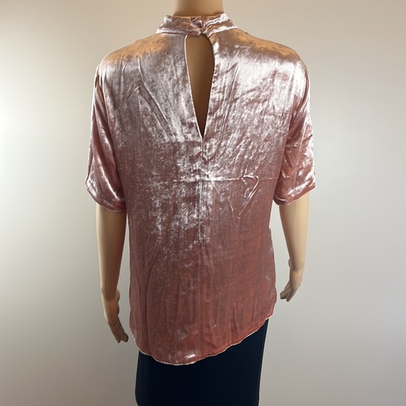 A.L.C. Blaise Pink Velvet Top - Picture 8 of 10